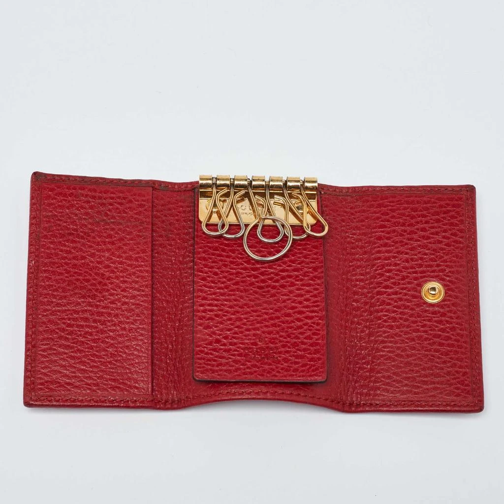 商品[二手商品] Gucci|Gucci Red Leather Key Case,价格¥1571,第3张图片详细描述