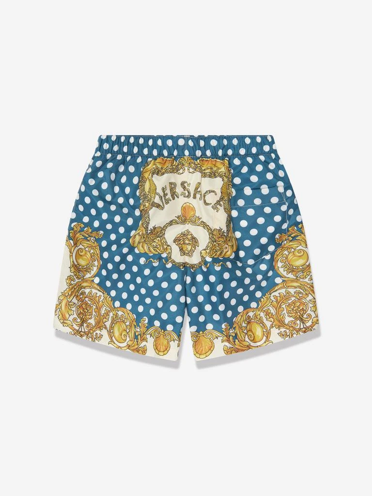 商品Versace|Versace Boys Swim Shorts in Blue,价格¥851,第2张图片详细描述