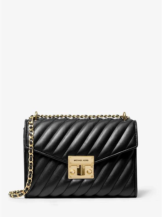 商品Michael Kors|Rose中号金色配件单肩包 斜挎包,价格¥1112,第1张图片