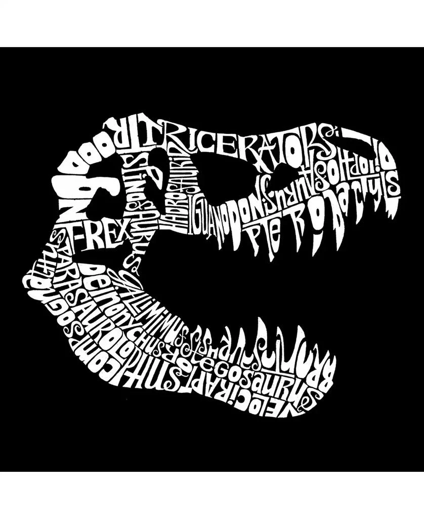商品LA Pop Art|Men's Word Art Hoodie - T-Rex Skull,价格¥371,第2张图片详细描述