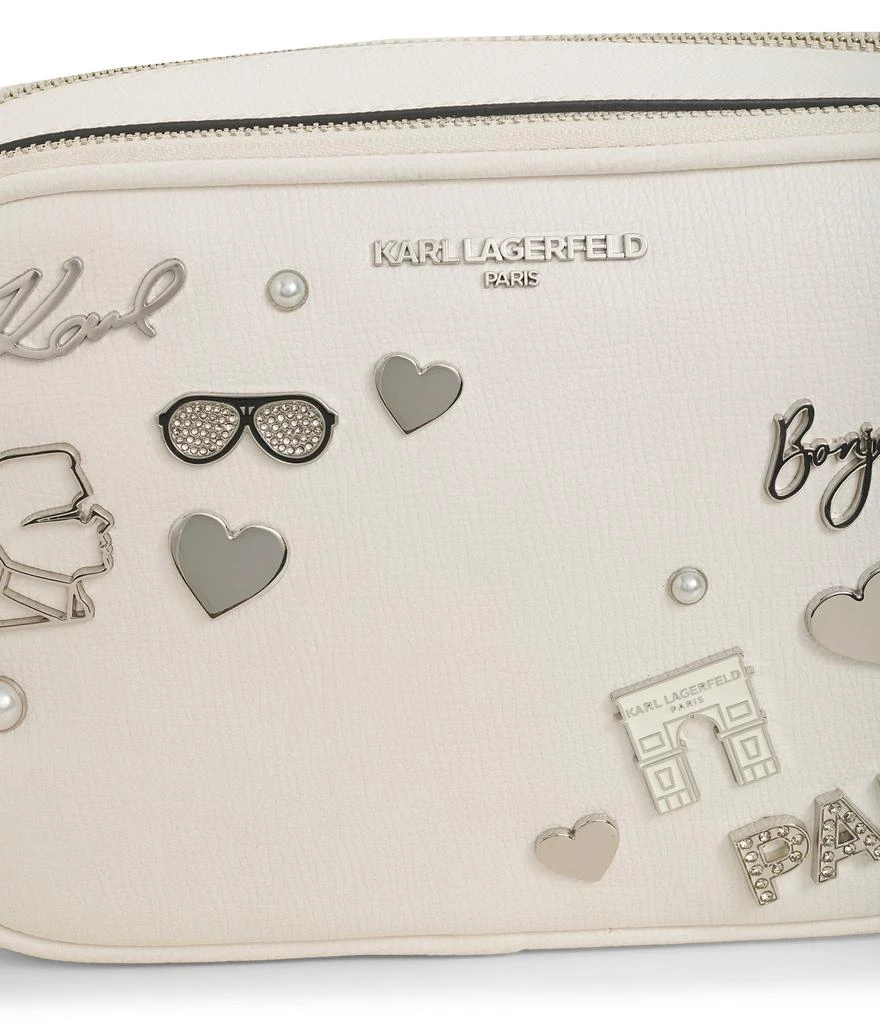 商品Karl Lagerfeld Paris|MAYBELLE PINS CAMERA CROSSBODY,价格¥760,第3张图片详细描述