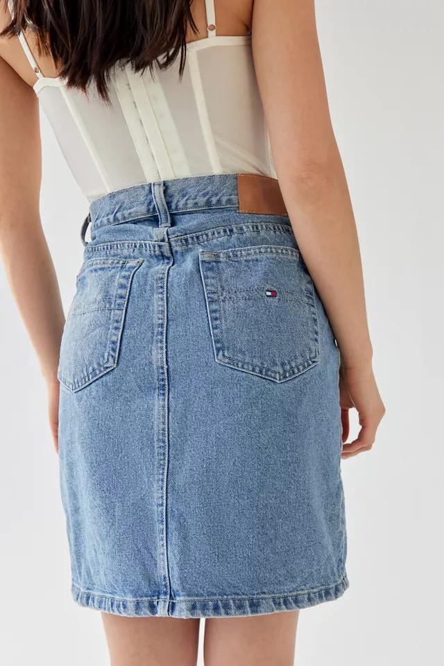Urban Renewal Remade Star Stud Denim Midi Skirt商品第3张图片规格展示