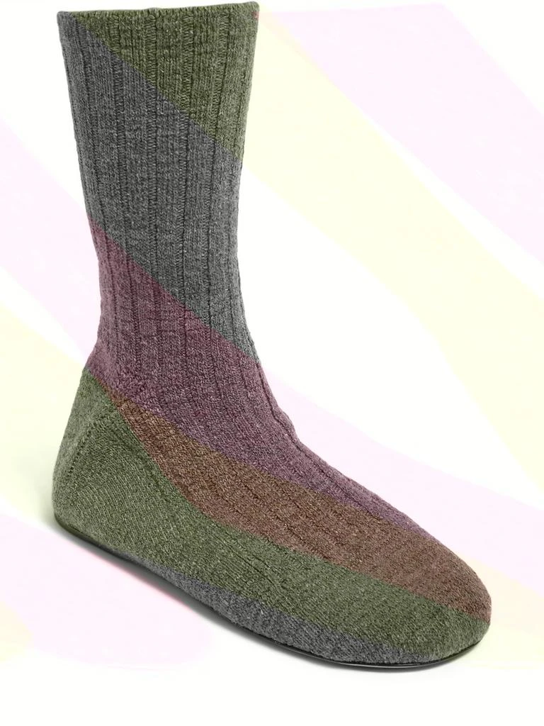 商品Bottega Veneta|Domenica Wool Blend Knit Sock Boots,价格¥8305,第3张图片详细描述