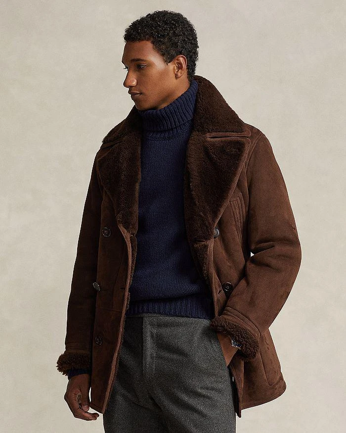 商品Ralph Lauren|Shearling Polo Coat,价格¥13273,第3张图片详细描述