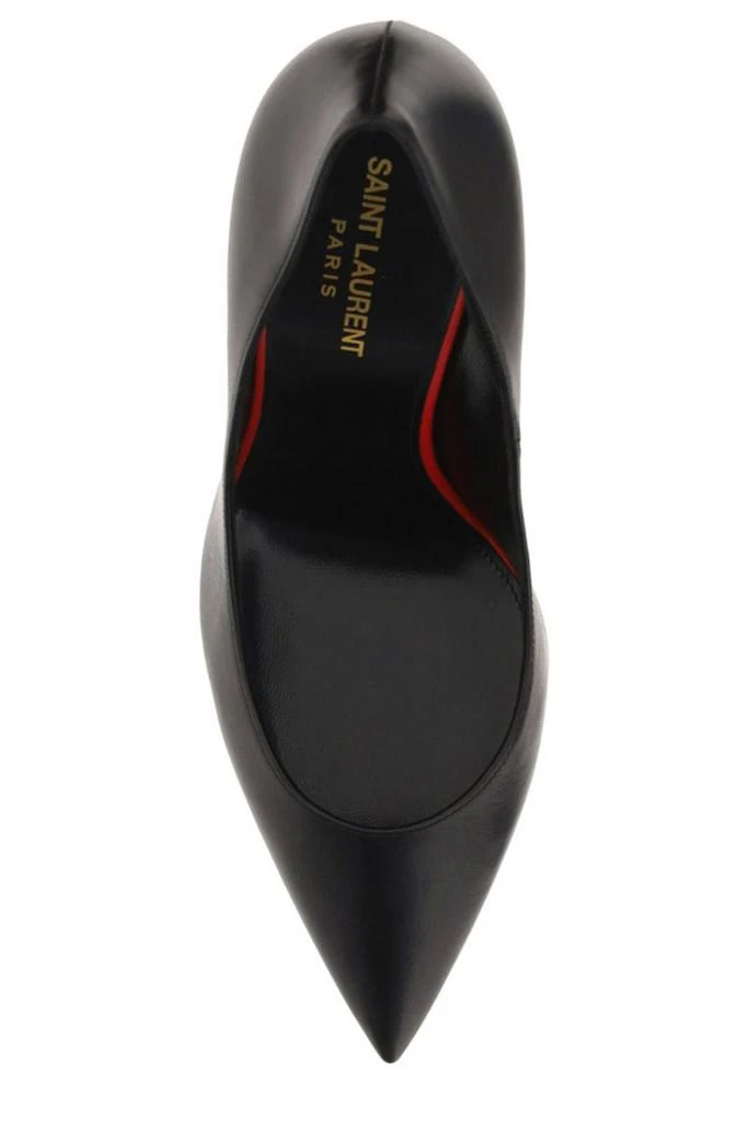 商品Yves Saint Laurent|Saint Laurent Anja Pointed Toe Pumps,价格¥3584-¥4439,第4张图片详细描述