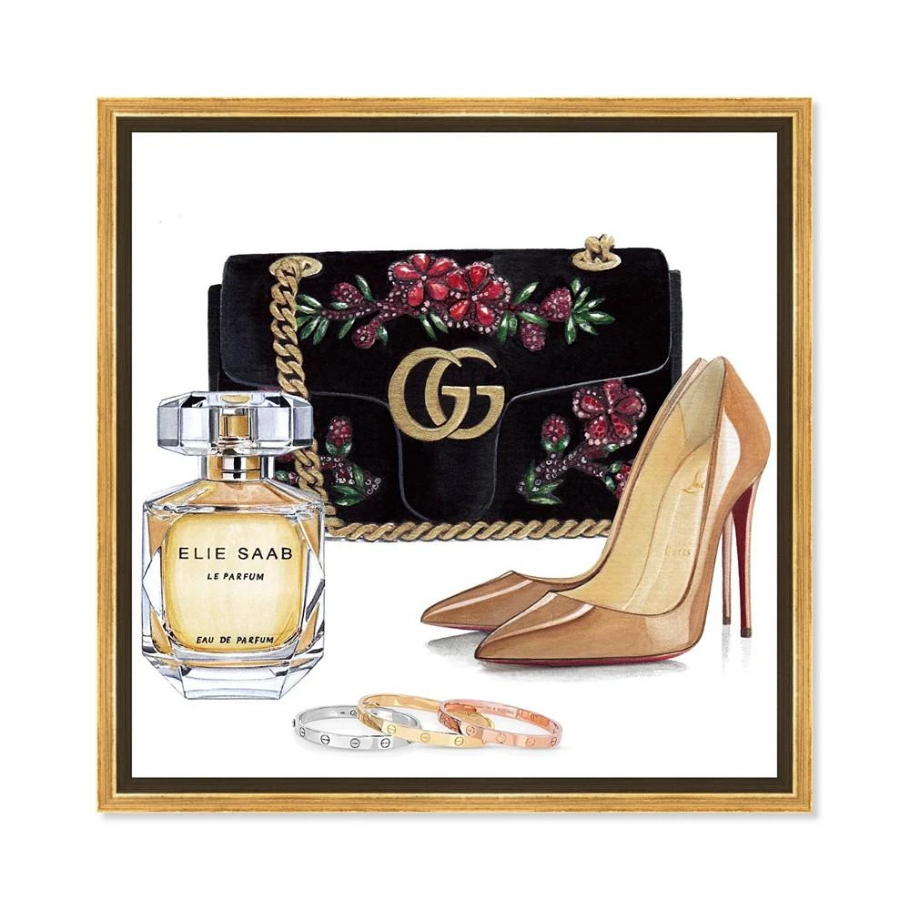 商品Oliver Gal|Doll Memories - Perfume and Shoes Fashion and Glam Framed Wall Art,价格¥1489,第1张图片