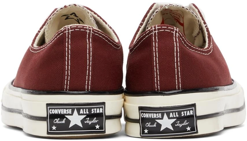 商品Converse|Burgundy Chuck 70 Low Sneakers,价格¥307,第4张图片详细描述