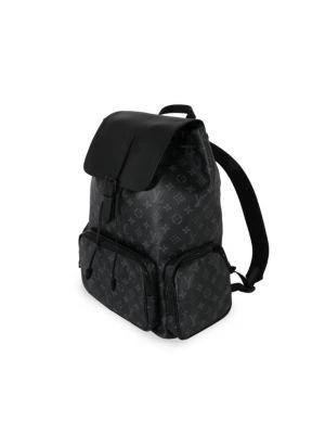 商品[二手商品] Louis Vuitton|Louis Vuitton Monogram Eclipse Canvas Trio Backpack,价格¥27801,第2张图片详细描述