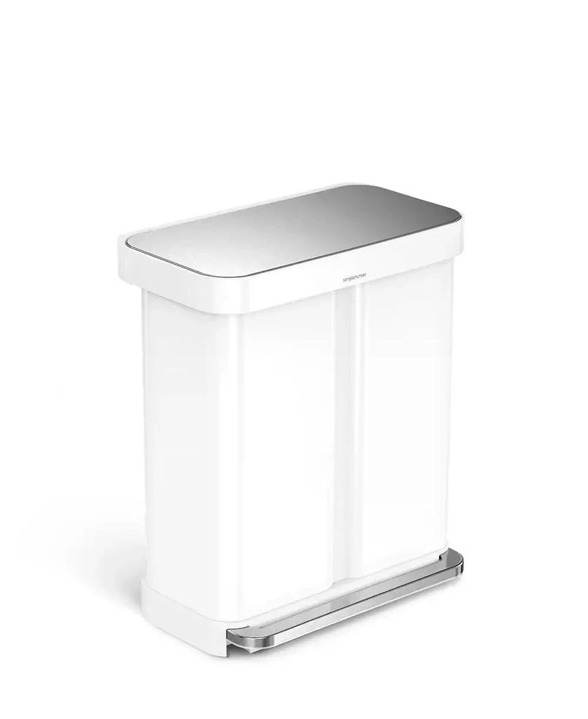 商品simplehuman|58" Liters Dual Compartment Recycler,价格¥1631,第1张图片