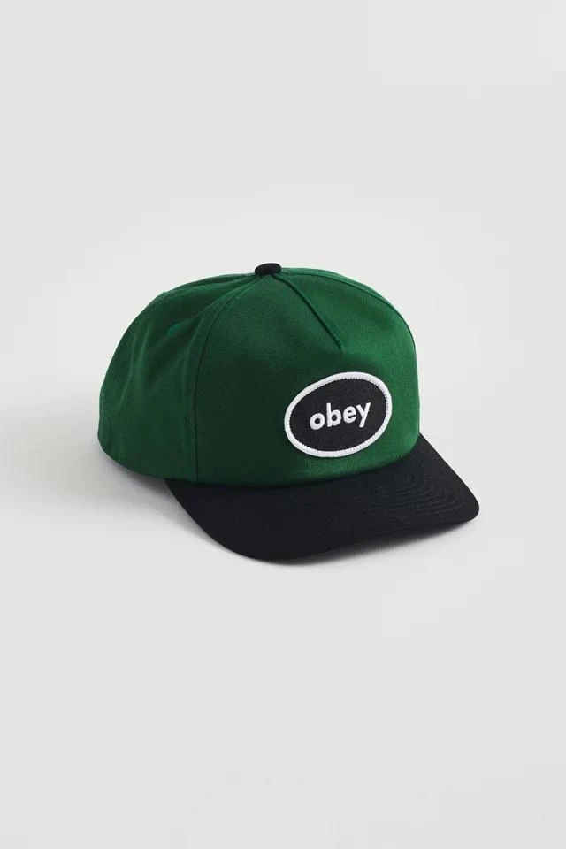 商品Obey|OBEY Lesson Unstructured Snapback Hat,价格¥283,第2张图片详细描述