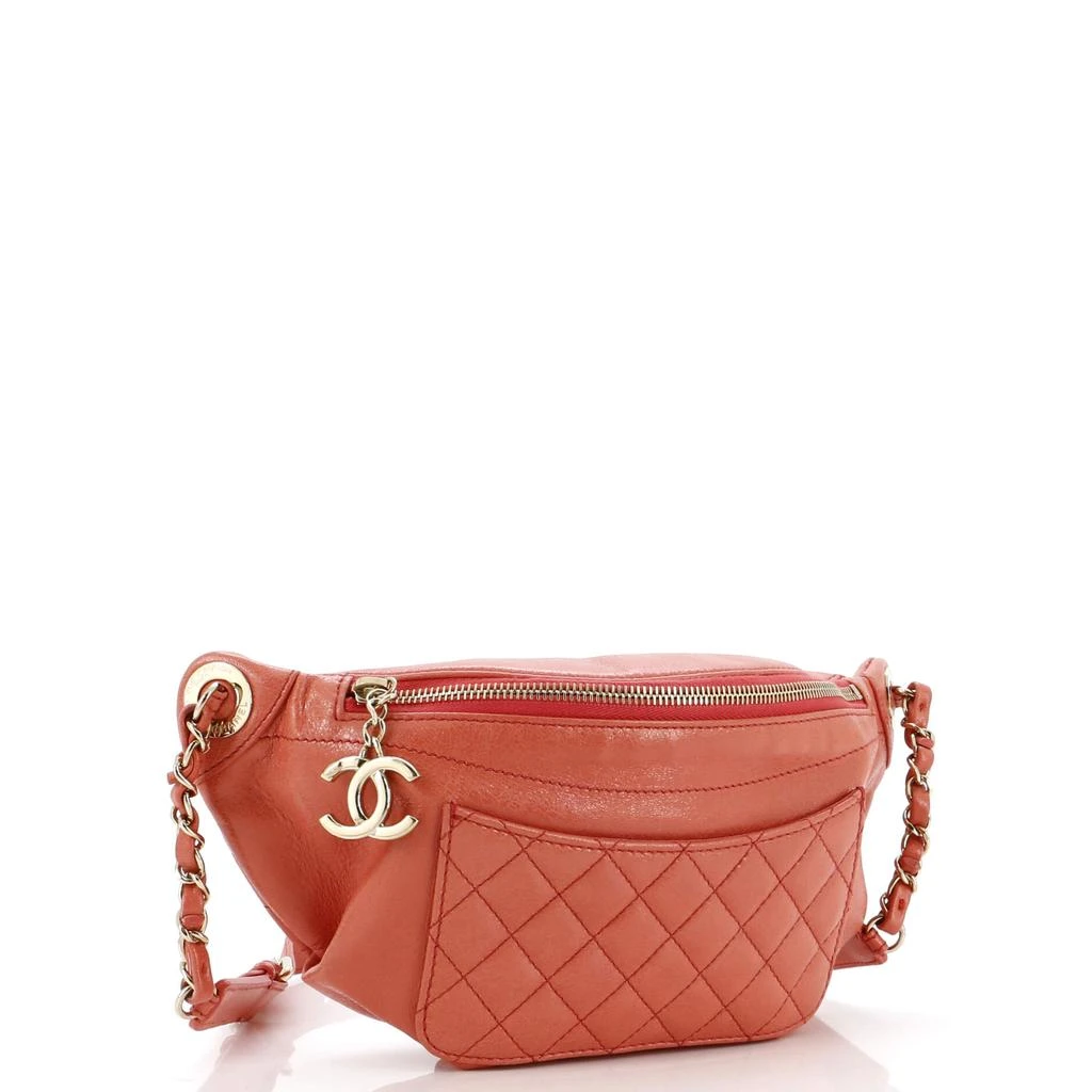 商品[二手商品] Chanel|Bi Classic Waist Bag Quilted Crumpled Calfskin,价格¥14171,第2张图片详细描述