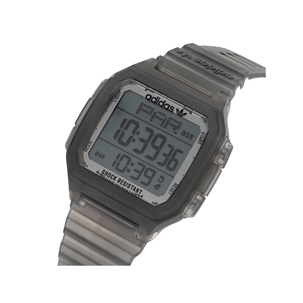 商品Adidas|Unisex Gmt Digital One Gmt Gray Resin Strap Watch 47mm,价格¥761,第4张图片详细描述