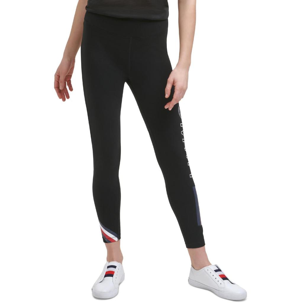 Tommy Hilfiger Sport Womens High Rise Fitness Athletic Leggings商品第1张图片规格展示