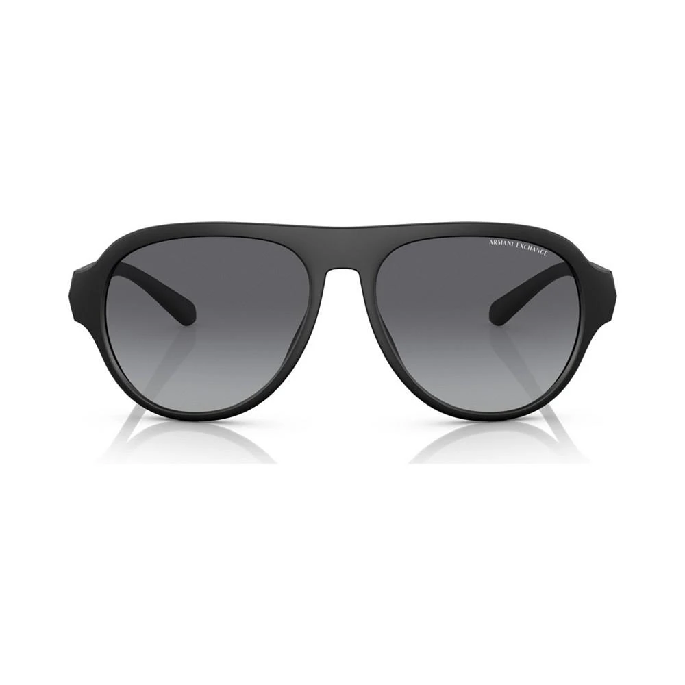 商品Armani Exchange|Men's Polarized Sunglasses, AX4126SU58-YP,价格¥794,第2张图片详细描述