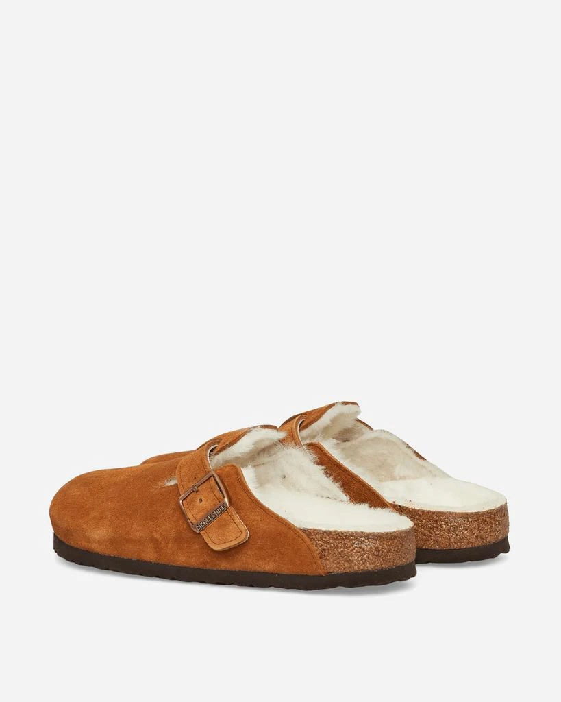 商品Birkenstock|Boston Shearling Sandals Brown,价格¥819,第4张图片详细描述