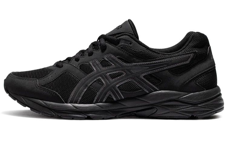 商品[国内直发] Asics|Gel-Contend 1 户外 织物合成革减震防滑耐磨透气 低帮 短跑跑步鞋 男款 黑,价格¥526,第1张图片