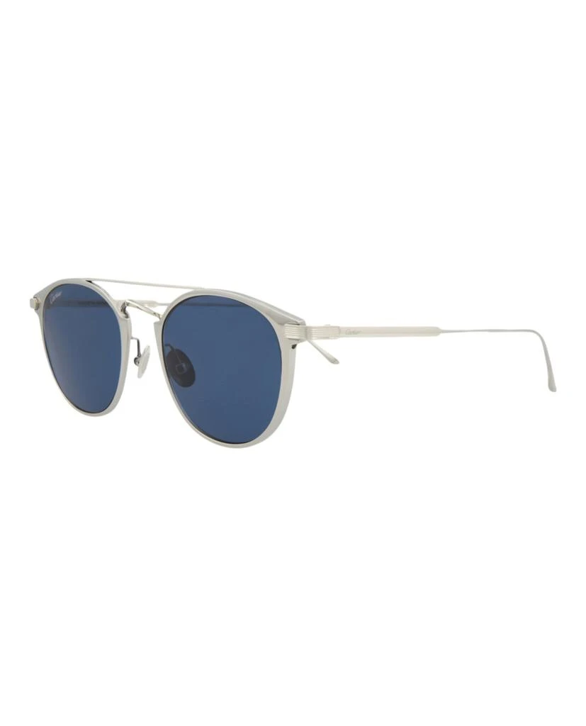 商品Cartier|Round-Frame Titanium Sunglasses,价格¥1881,第2张图片详细描述