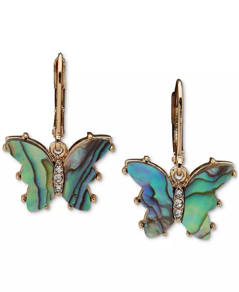 商品Lonna & Lilly|Gold-Tone Pavé & Stone Butterfly Drop Earrings,价格¥168,第1张图片