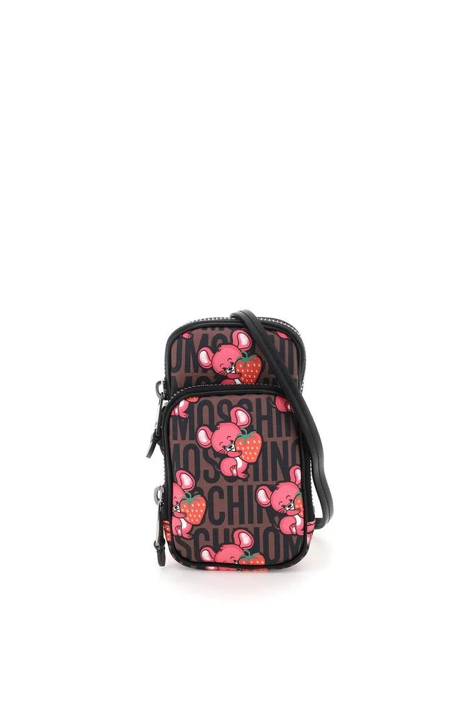 商品Moschino|Moschino 'illustrated animals' crossbody phone holder,价格¥2106,第1张图片