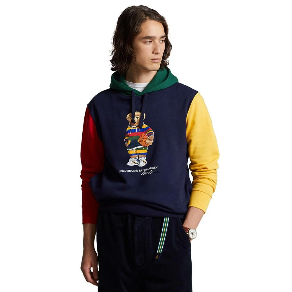 商品Ralph Lauren|Men's Polo Bear Color-Blocked Fleece Hoodie,价格¥888,第1张图片