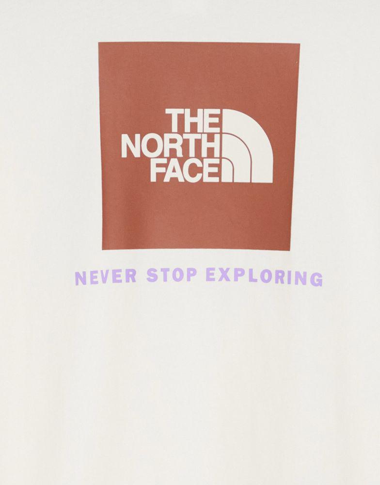 The North Face Redbox t-shirt in off white Exclusive at ASOS商品第3张图片规格展示