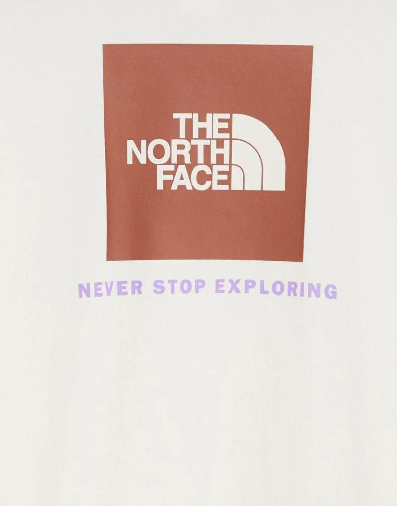 商品The North Face|The North Face Redbox t-shirt in off white Exclusive at ASOS,价格¥140,第3张图片详细描述