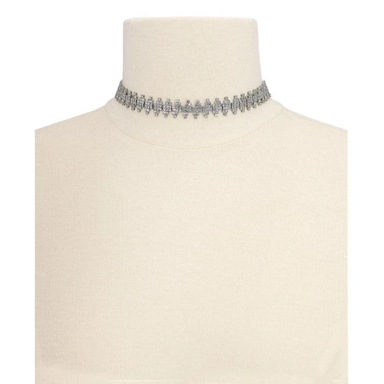 商品INC International|I.N.C. Silver-Tone Cubic Zirconia Choker Necklace, Created for Macy's,价格¥92,第2张图片详细描述