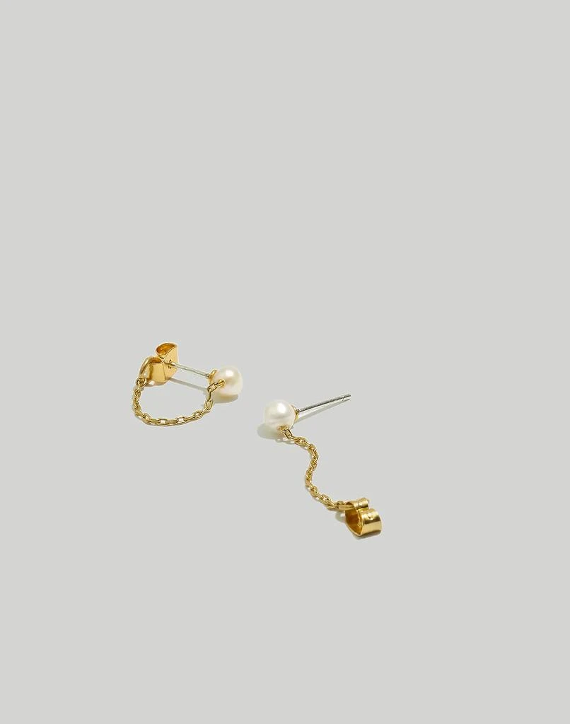 商品Madewell|Freshwater Pearl Chain Stud Earrings,价格¥271,第1张图片