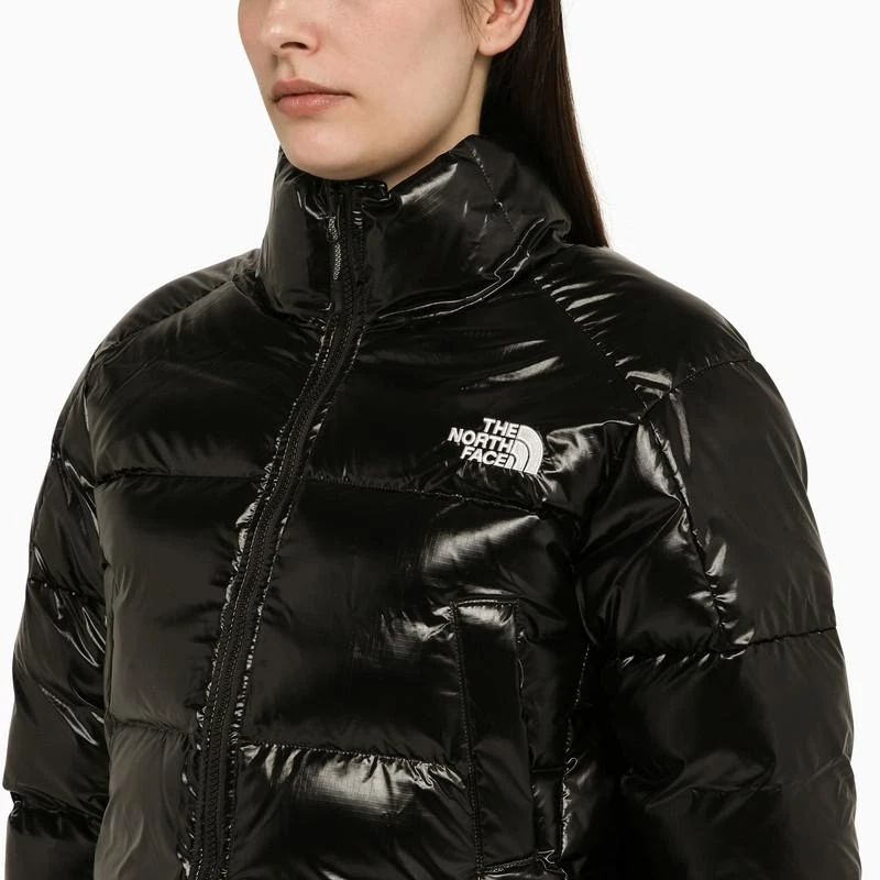 商品The North Face|Glossy black cropped nylon down jacket,价格¥2028,第4张图片详细描述