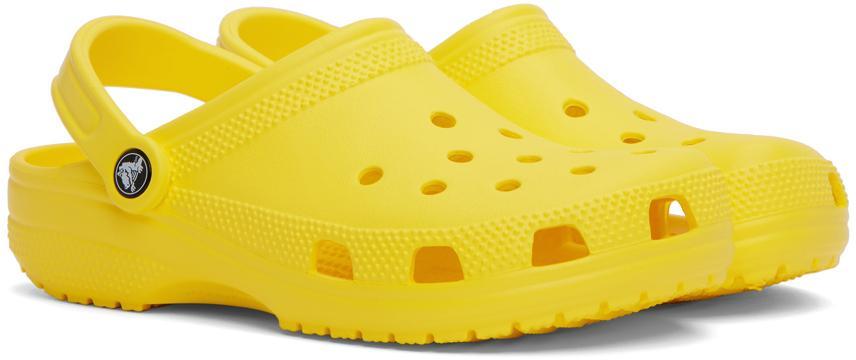 商品Crocs|Yellow Classic Clogs,价格¥420,第6张图片详细描述