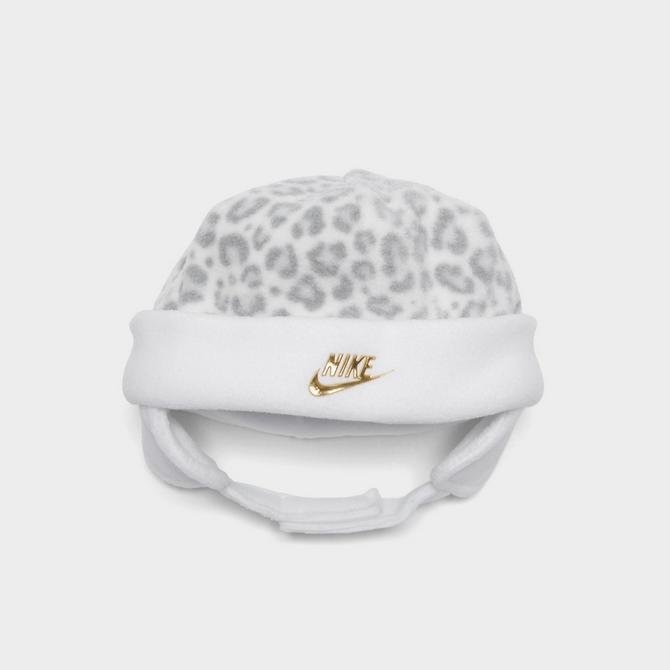 Girls' Infant Nike Leopard Print Beanie and Mittens Set商品第2张图片规格展示