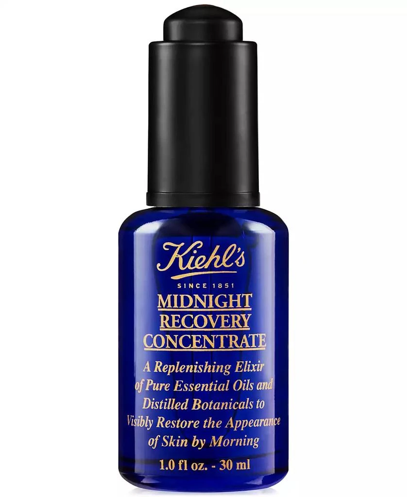 商品Kiehl's|Midnight Recovery Concentrate Moisturizing Face Oil, 3.4-oz.,价格¥426,第1张图片