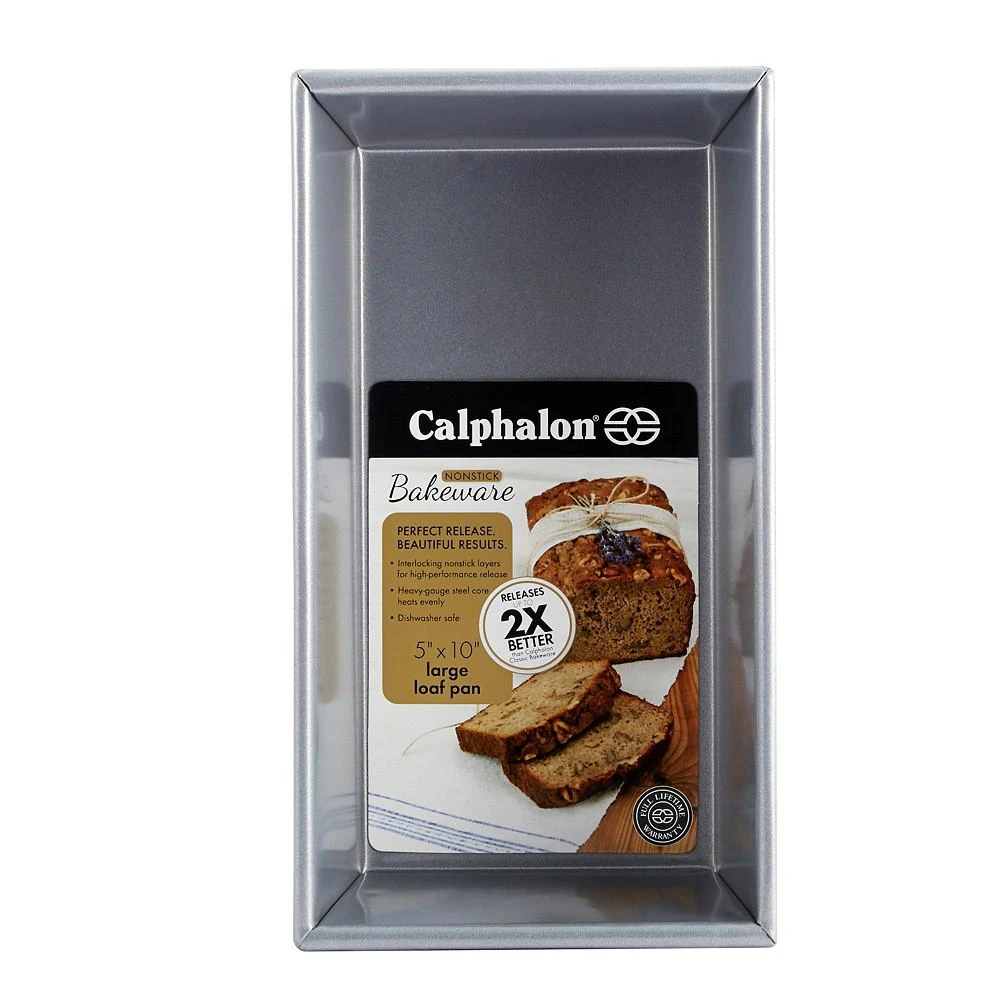 商品Calphalon|Nonstick 5" x 10" Large Loaf Pan,价格¥239,第4张图片详细描述