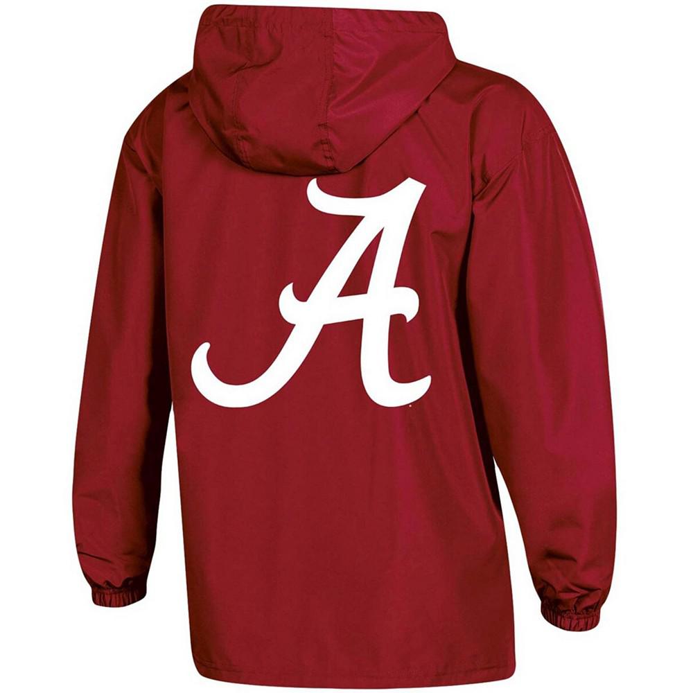 Women's Crimson Alabama Crimson Tide Packable Half-Zip Light Rain Jacket商品第7张图片规格展示