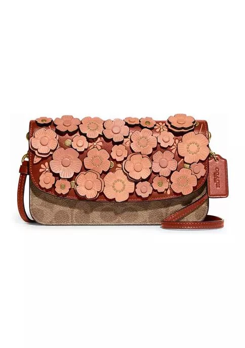 商品Coach|Hayden Crossbody In Signature Canvas With Tea Rose,价格¥726,第1张图片