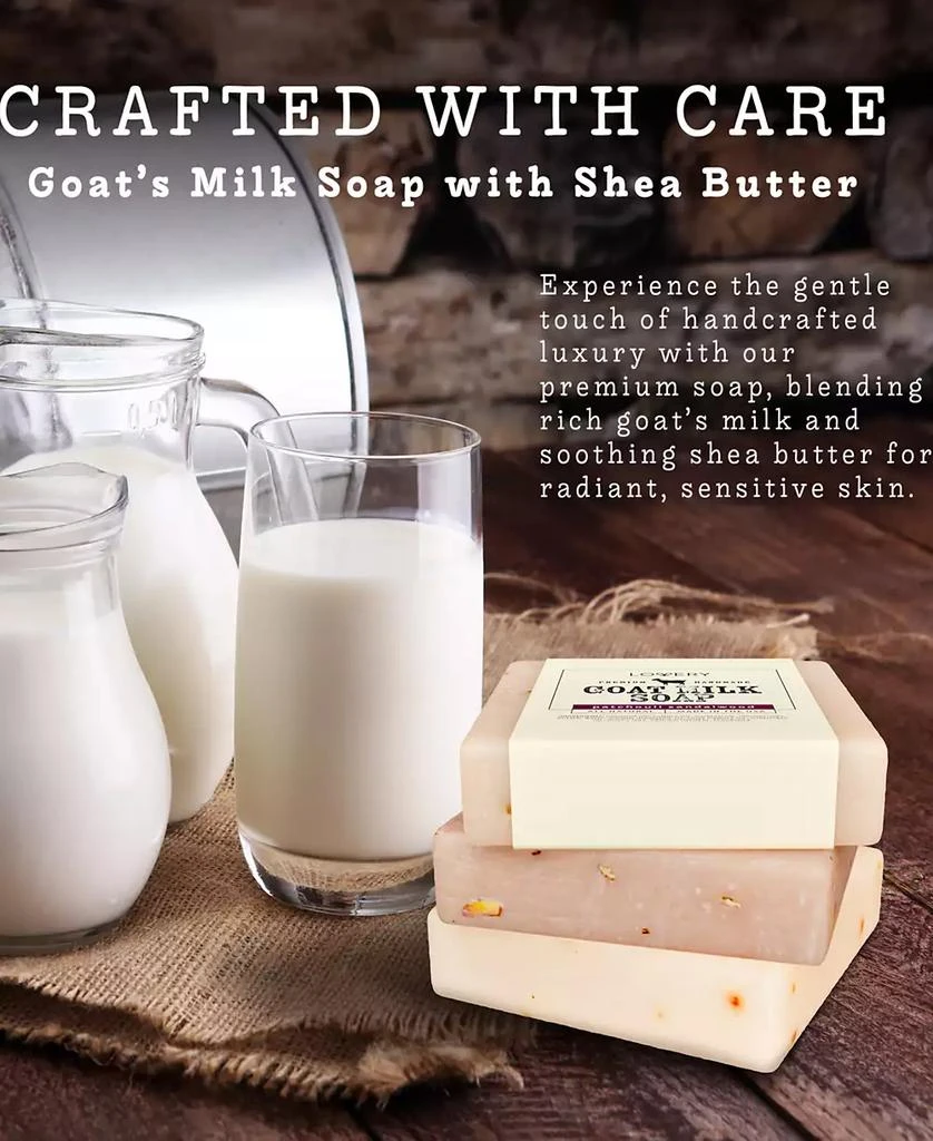 商品Lovery|3-Pc. Goat Milk Soap Bars Set,价格¥157,第5张图片详细描述