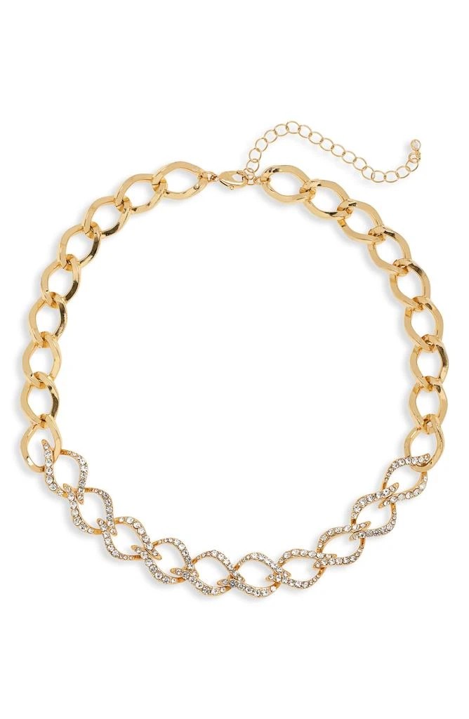 商品Nordstrom|Crystal Pavé Chain Link Necklace,价格¥57,第1张图片