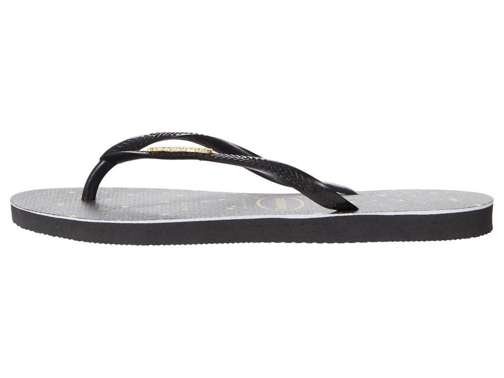 商品Havaianas|Slim Logo Metallic Flip Flop Sandal,价格¥140,第4张图片详细描述