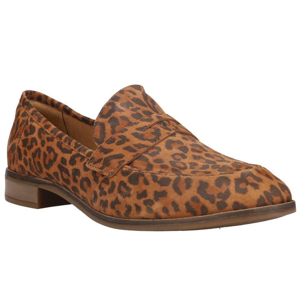 商品Clarks|Trish Rose Cheetah Loafers,价格¥259,第4张图片详细描述