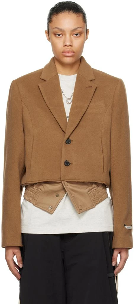 商品ADER error|Brown Paneled Blazer,价格¥2772,第1张图片