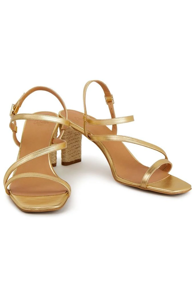 商品CASTAÑER|Lia metallic leather sandals,价格¥949,第2张图片详细描述