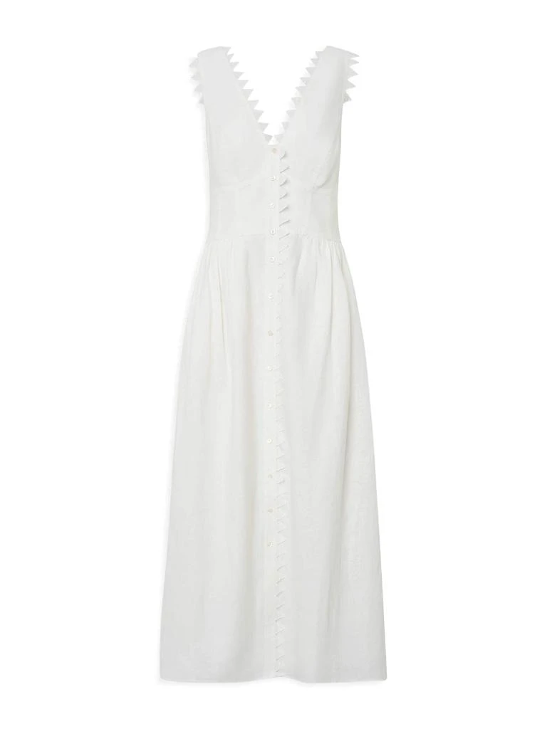 商品Oroton|Lace Trim Apron Dress,价格¥4149,第1张图片