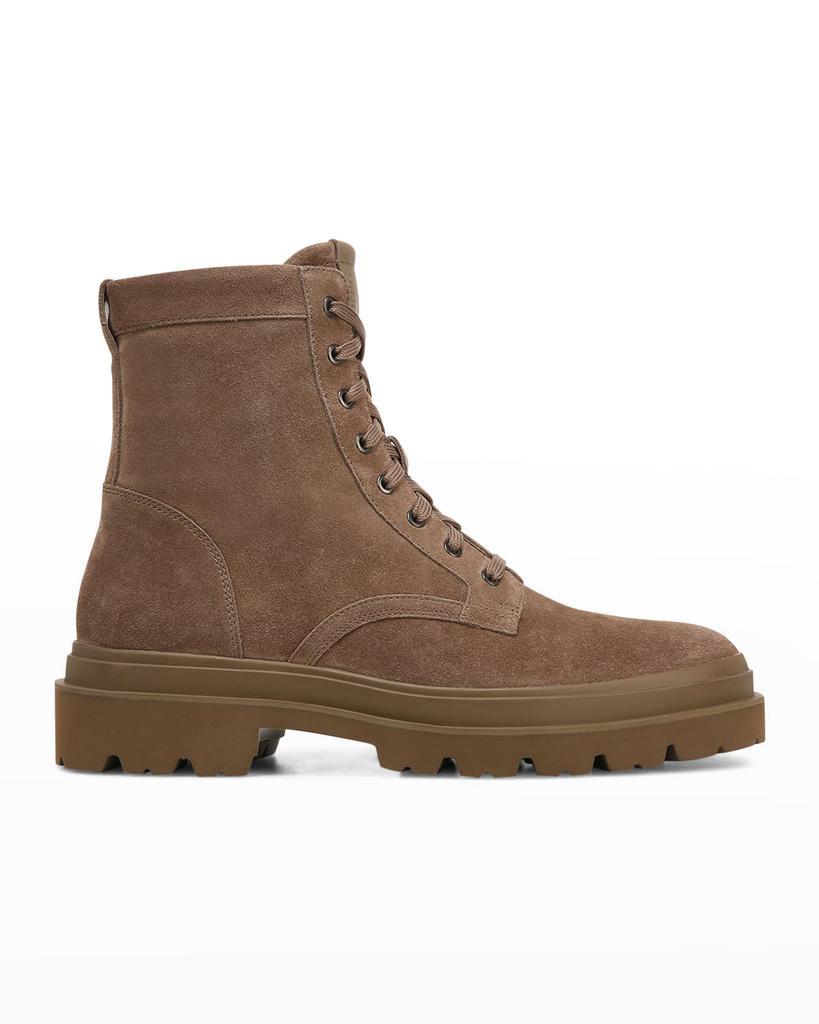 商品Vince|Men's Raider Leather Zip Combat Boots,价格¥2905,第1张图片