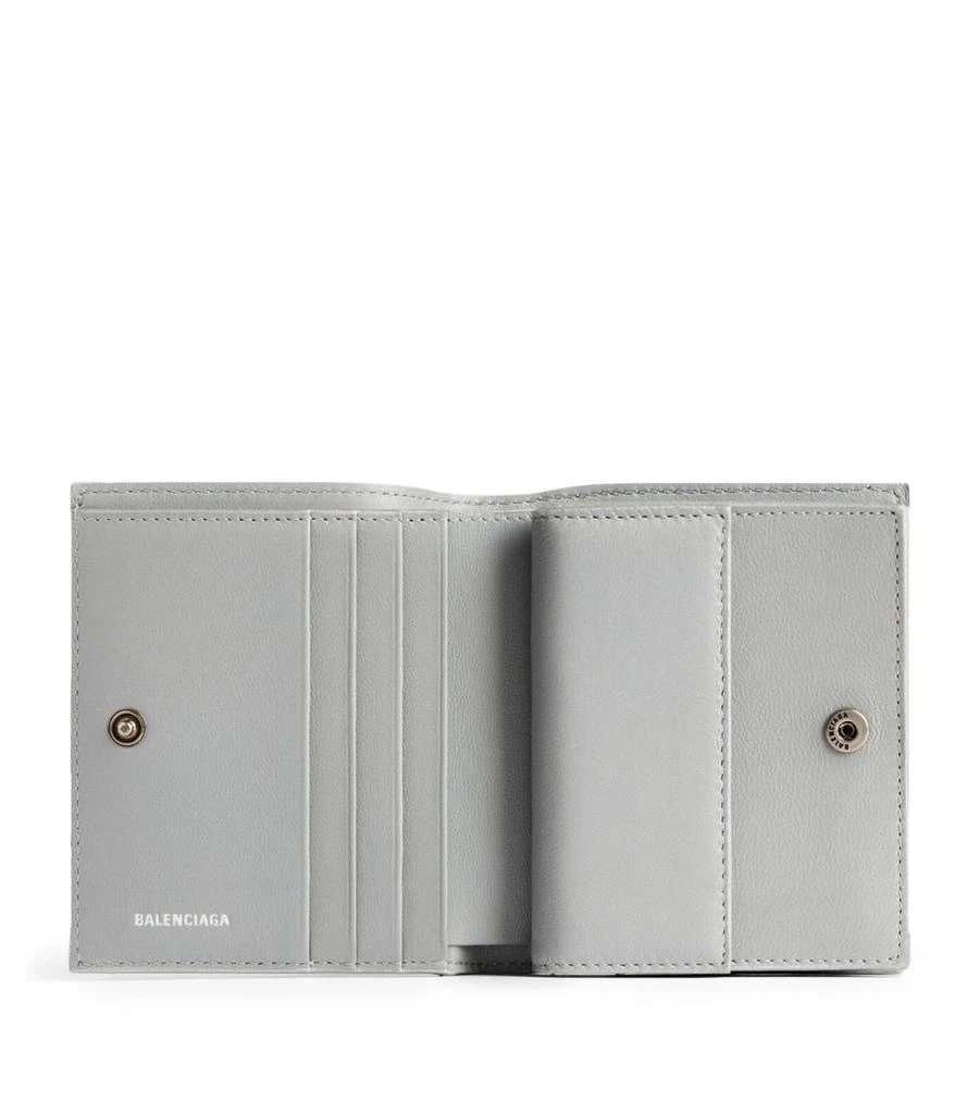 商品Balenciaga|Metallic Leather Crush Wallet,价格¥4534,第3张图片详细描述