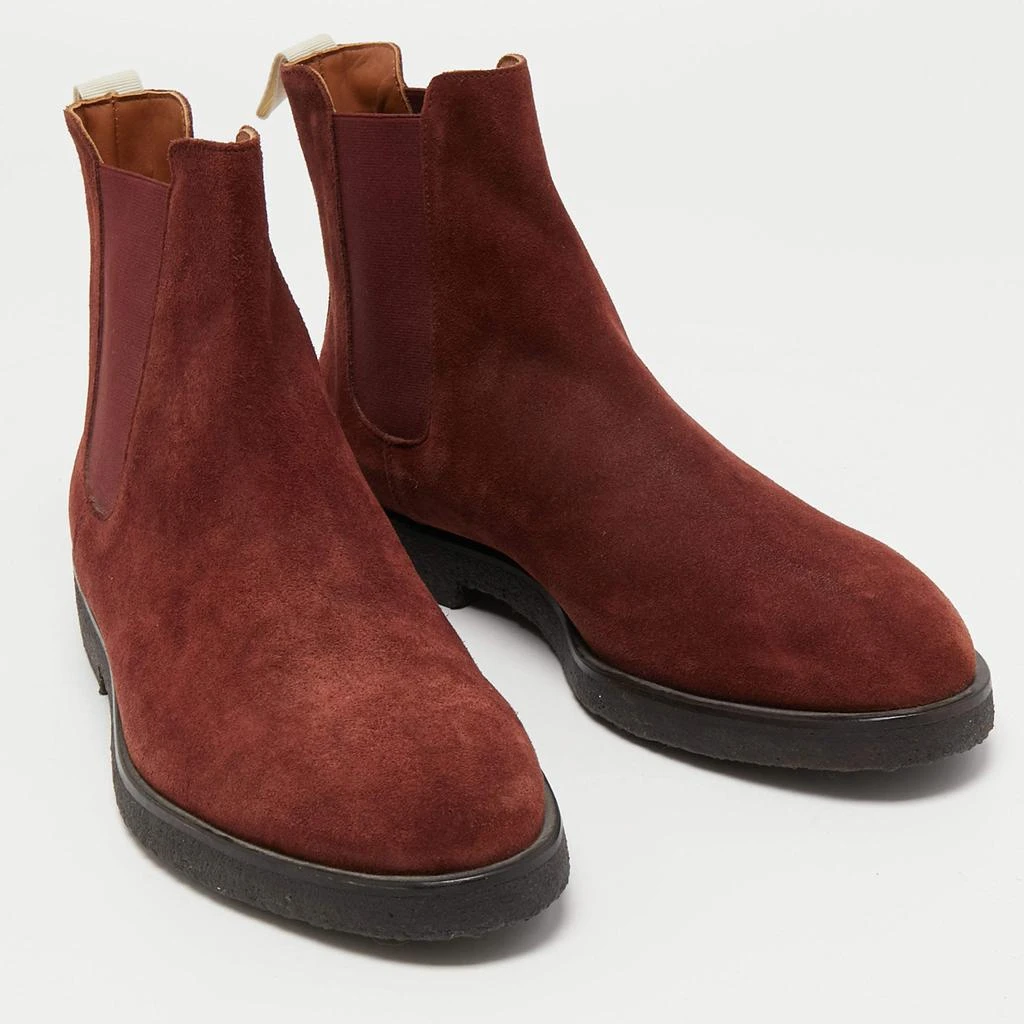 商品Common Projects|Common Projects Brown Suede Chelsea Boots Size 41,价格¥1021,第4张图片详细描述