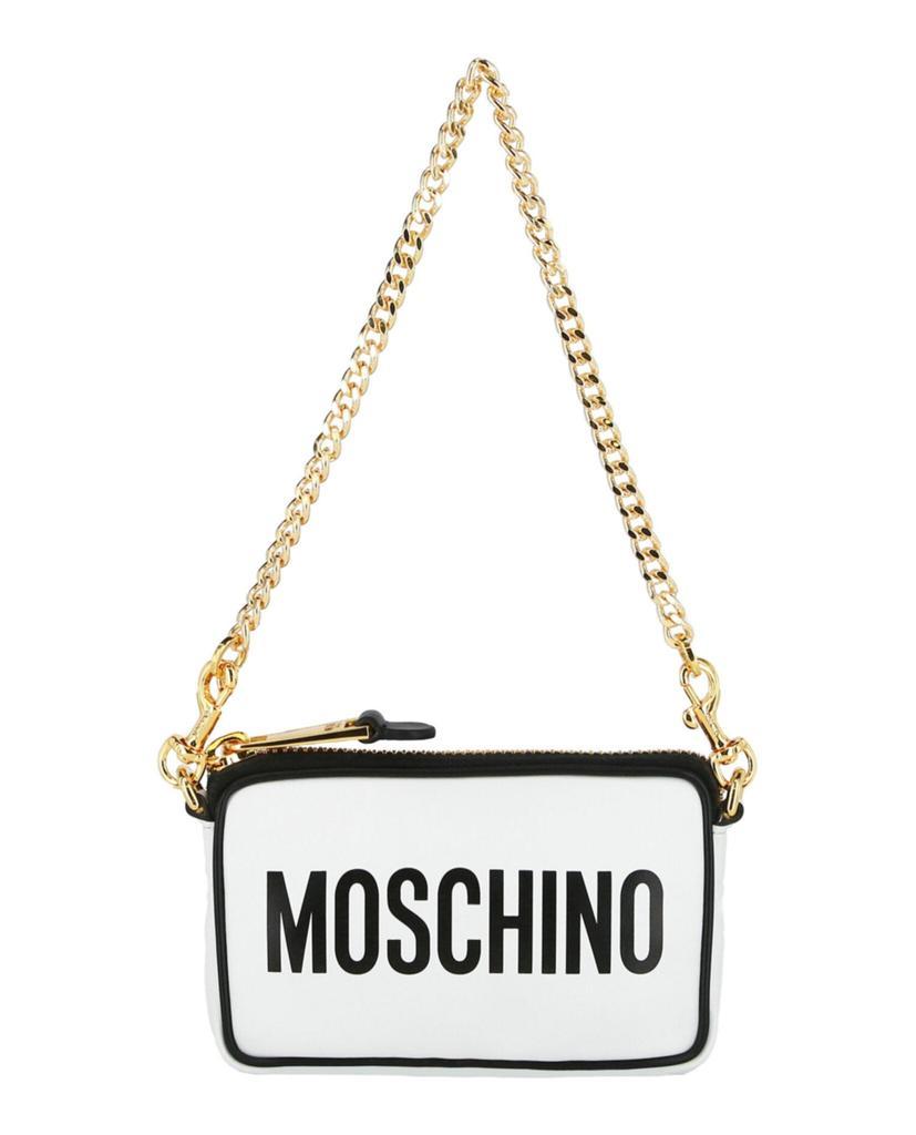 商品Moschino|Logo Leather Crossbody,价格¥2438,第1张图片