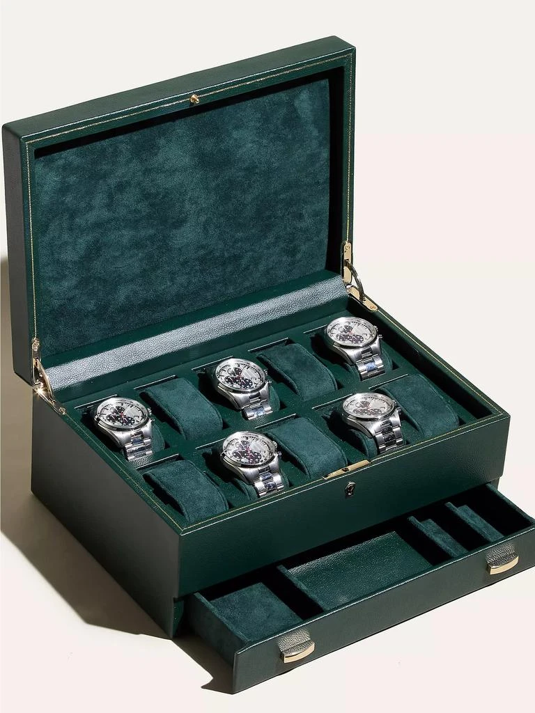 British Racing Green 10-Piece With Drawer Watch Box 商品