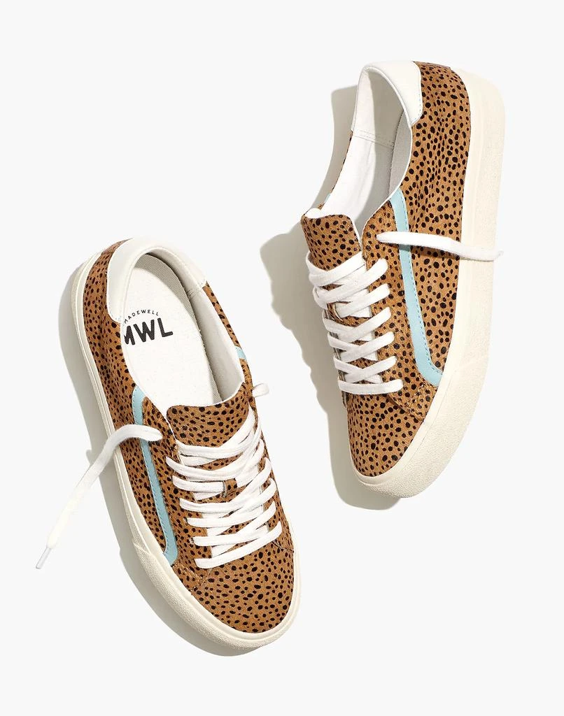 商品Madewell|Sidewalk Low-Top Sneakers in Spotted Calf Hair,价格¥397,第1张图片