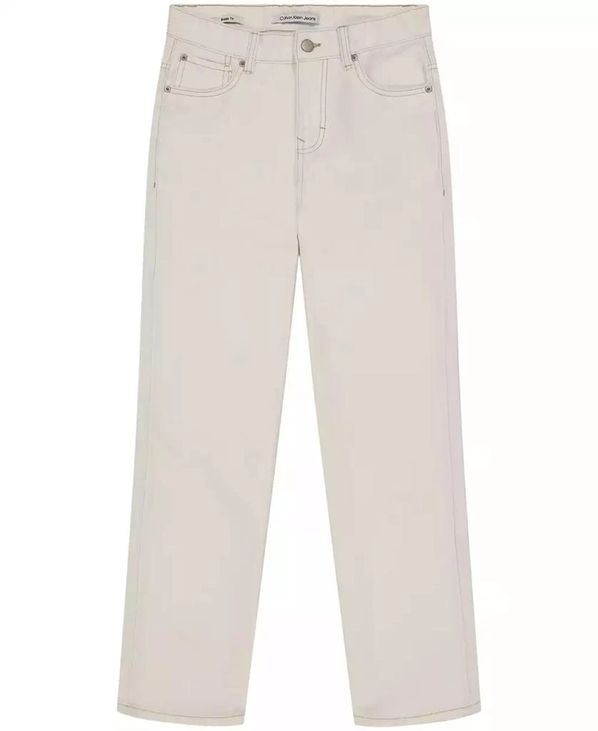 商品Calvin Klein|Big Boys Baggy Griege Denim Jeans,价格¥113,第1张图片