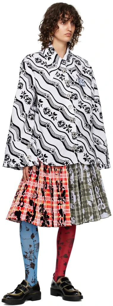 商品CHOPOVA LOWENA|Gray & Red Penstemon Carabiner Midi Skirt,价格¥8384,第4张图片详细描述